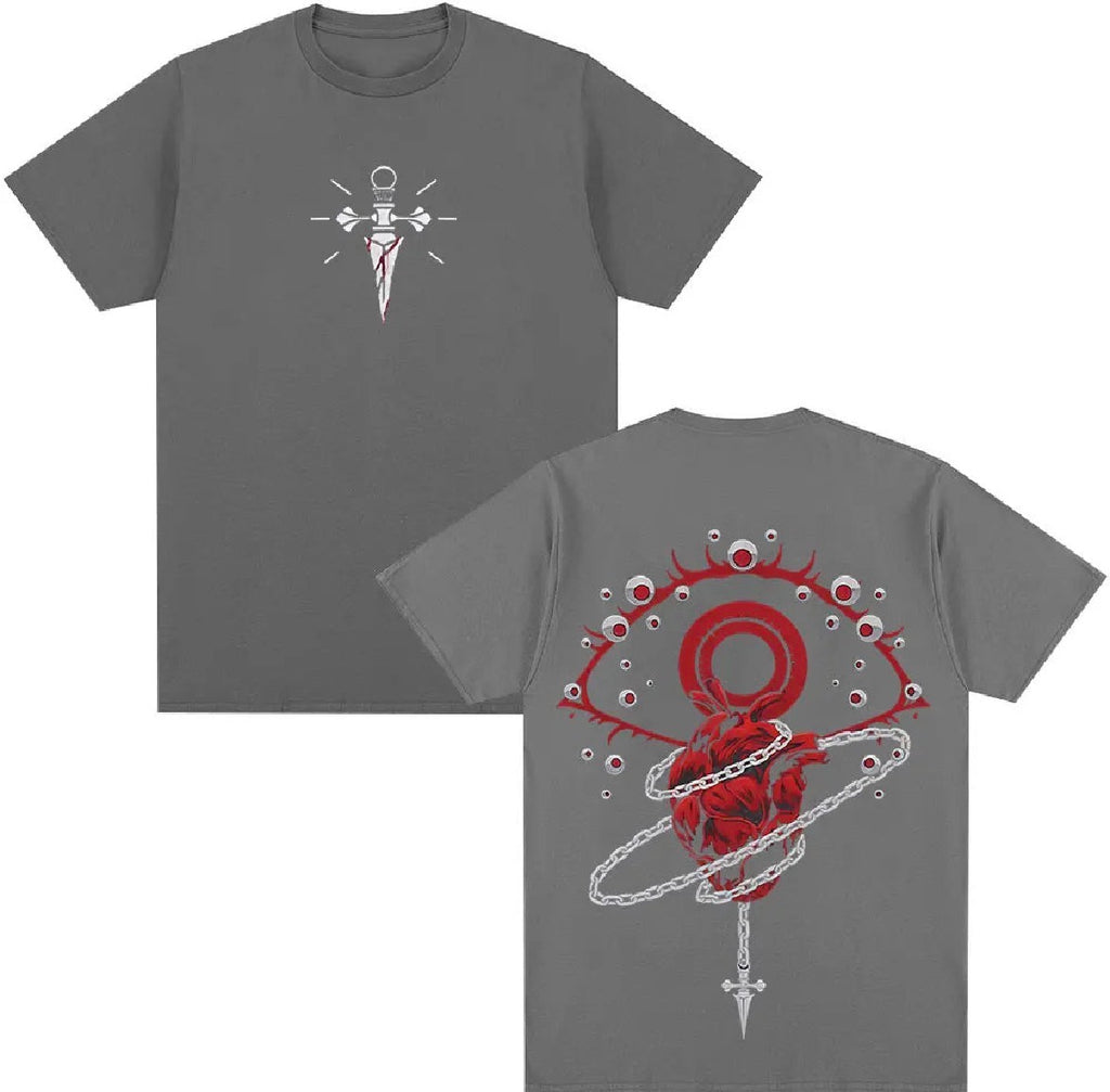 Anime Hunter X Hunter T Shirt Kurapika Phantom Troupe Short Sleeve T-shirt Men Women Summer Cotton Oversized T-shirts Streetwear